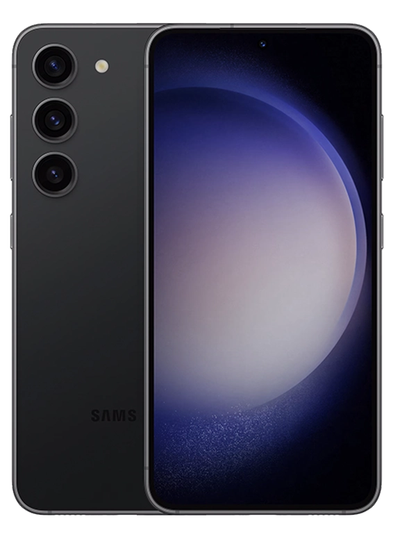 Prenumerera på en helt ny Samsung Galaxy S23 i svart färg