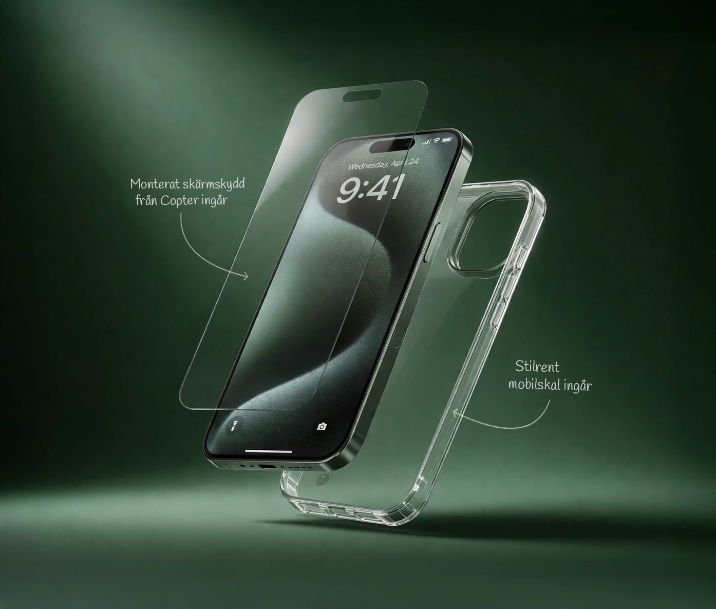 Prenumerera på mobil med Flex där skal och skärmskydd ingår